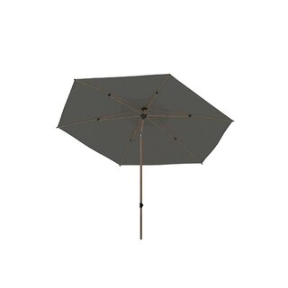 4 Seasons Outdoor Azzurro Parasol Ø300 cm - Antraciet/Houtlook Frame