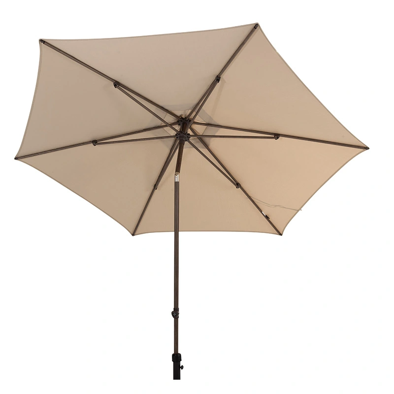 4 Seasons Outdoor Azzurro Stokparasol Ø300 - Beach/Houtlook Frame - afbeelding 2