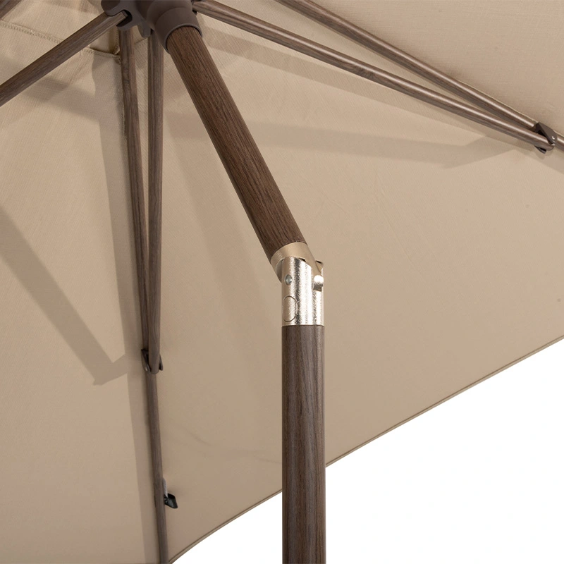 4 Seasons Outdoor Azzurro Stokparasol Ø300 - Beach/Houtlook Frame - afbeelding 3