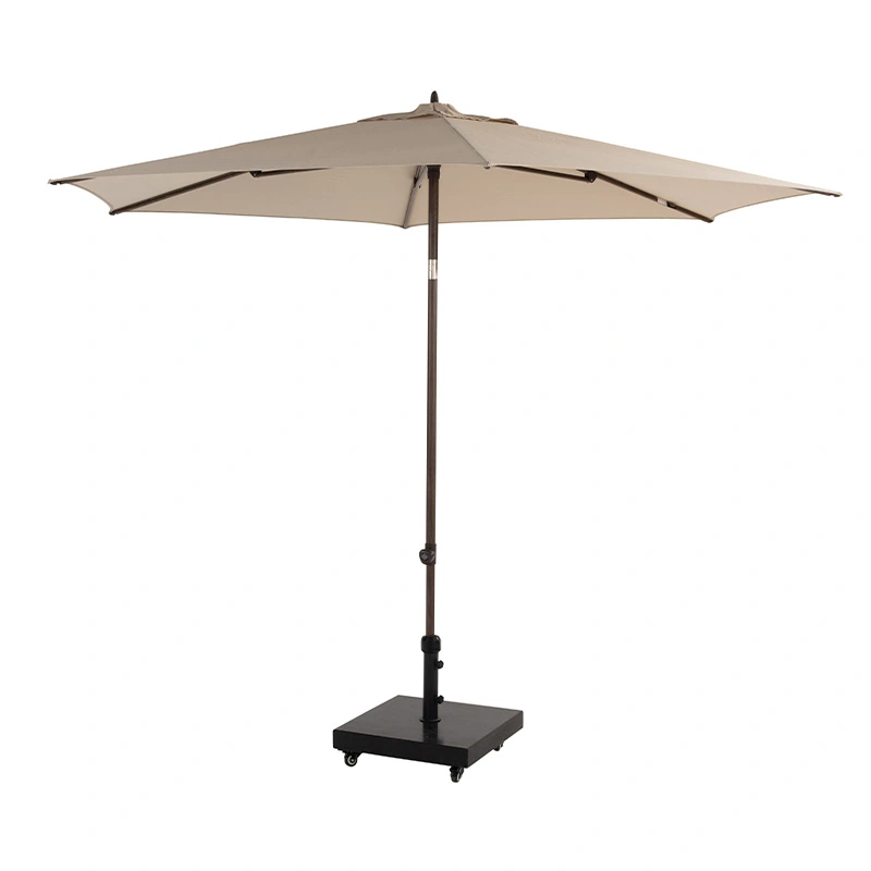 4 Seasons Outdoor Azzurro Stokparasol Ø300 - Beach/Houtlook Frame - afbeelding 5