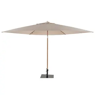 4 Seasons Outdoor Azzurro Parasol Ø300 cm - Sand/Houtlook Frame