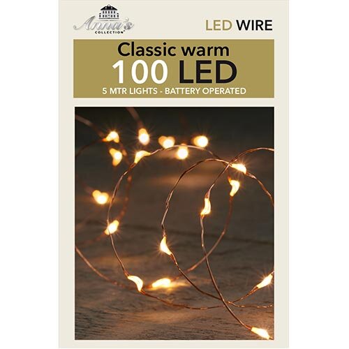 Kerstverlichting Koperdraad - 5m