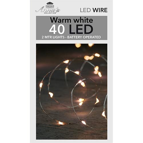 Kerstverlichting Zilverdraad - 2m