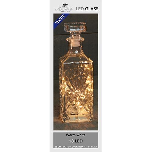 Glazen Karaf LED verlichting no. 3