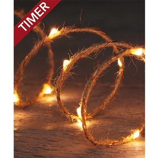 Draadverlichting Jute 40L - Klassiek Warm