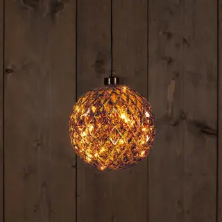 Bal Antiek Glas Goud - Ø15 cm