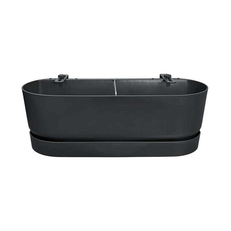 Elho Greenville Easy Balkon 52 cm - Living Black - afbeelding 1