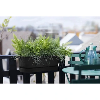 Elho Greenville Easy Balkon 52 cm - Living Black - afbeelding 5