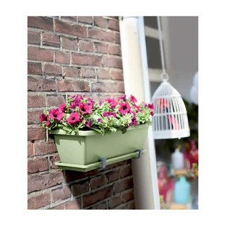Elho Barcelona Balkonbak 50 cm -  Pistache Groen - afbeelding 4
