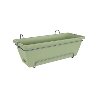Elho Barcelona Balkonbak Allin1 50 cm - Pistache Groen - afbeelding 1