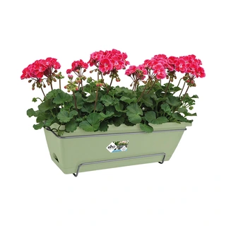 Elho Barcelona Balkonbak Allin1 50 cm - Pistache Groen - afbeelding 2