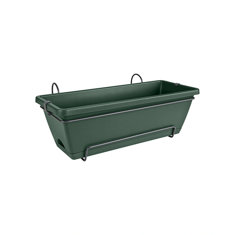 Elho Green Basics Balkonbak Allin1 70 cm - Blad Groen - afbeelding 1