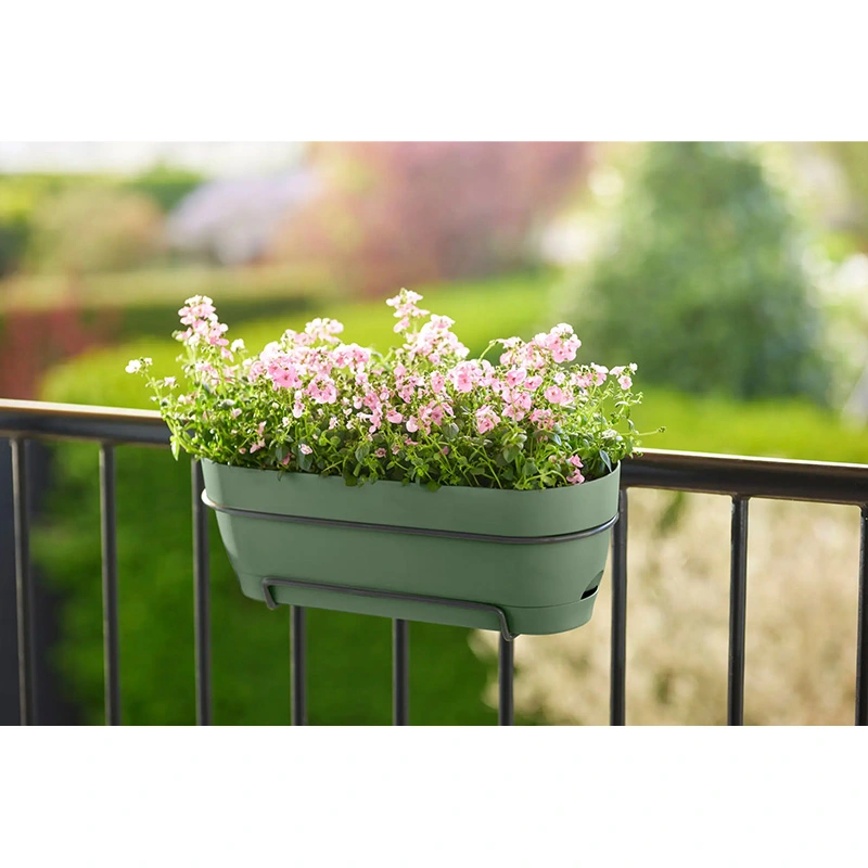 Elho Vibia Campana Balkonbak Allin1 50 cm - Pistache Groen - afbeelding 4