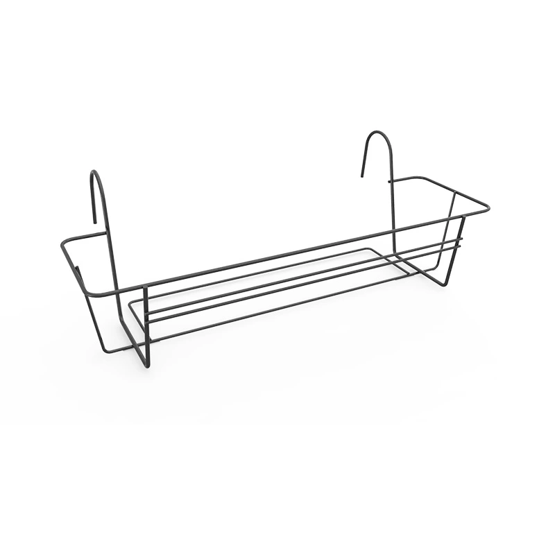Elho Green Basics Balkonrek 40 cm - Antraciet - afbeelding 1
