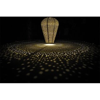 Lumiz Solar Lampion Balloon XL - Sashiko - Licht taupe - afbeelding 2