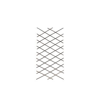 Bamboe Harmonica Trellis 180x180 cm - afbeelding 3