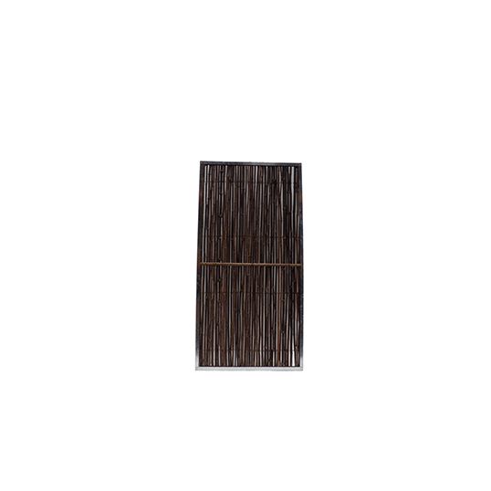 Black Bamboerolscherm in gegalvaniseerd frame 180x120 cm - afbeelding 1