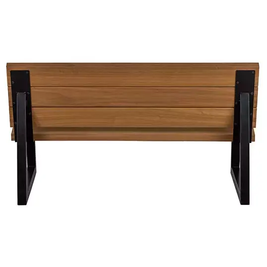 Woood Banco Outdoor Bank Hout Naturel/Metaal [fsc] - afbeelding 4