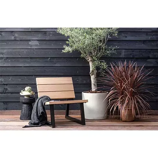 Woood Banco Outdoor Fauteuil Hout Naturel/Metaal [fsc] - afbeelding 2