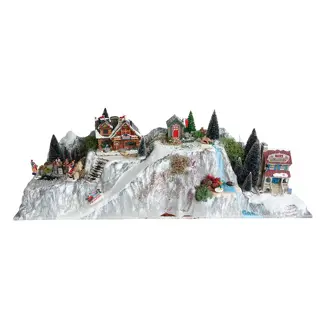 My Village Basis Kerstdorp Waterval - 120x40 cm - afbeelding 2