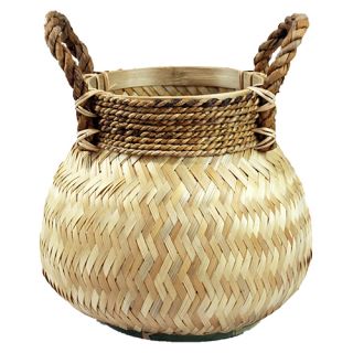 Basket Bamboo Natural - Ø34x24 cm