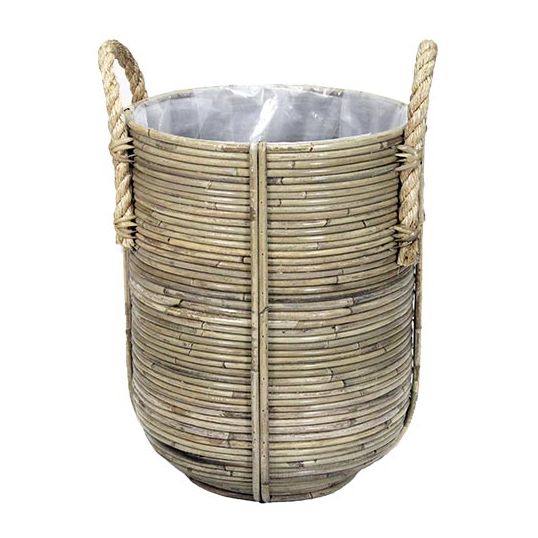 Basket Streep Grey - 35x40 cm