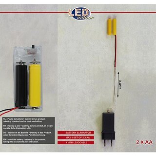 Batterij Transformator 2X AA - 1 box