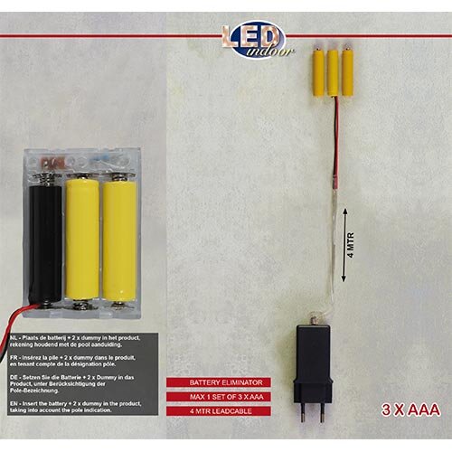 Batterij Transformator 3X AAA - 1 box