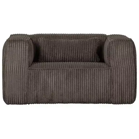 Woood Exclusive Bean Fauteuil Grove Ribstof Mud - afbeelding 2