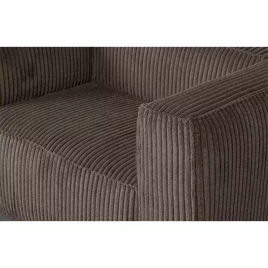 Woood Exclusive Bean Fauteuil Grove Ribstof Mud - afbeelding 6