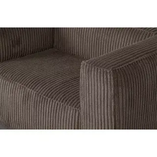 Woood Exclusive Bean Fauteuil Grove Ribstof Mud - afbeelding 6