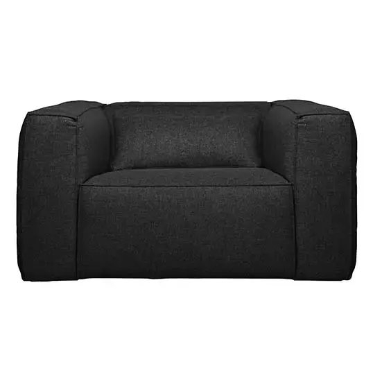 Woood Exclusive Bean Fauteuil Incl. Kussen Donkergrijs Gem. - afbeelding 1