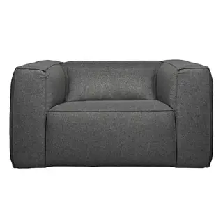 Woood Exclusive Bean Fauteuil Incl. Kussen Middengrijs Gem. - afbeelding 1