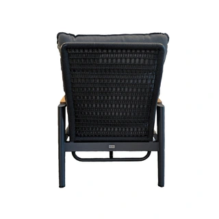 Trestino Beaval Lounge Tuinstoel - Antraciet - afbeelding 3