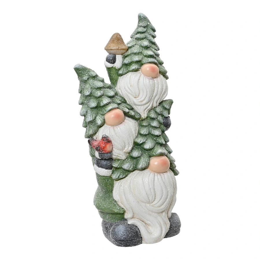 Kerstbeeld Gnomes Stapel - 47 cm