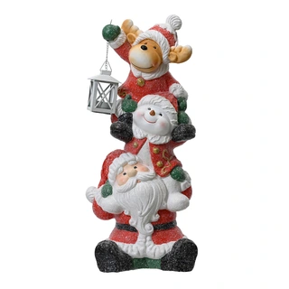 Kerstbeeld Kerstfiguren Stapel - 57 cm