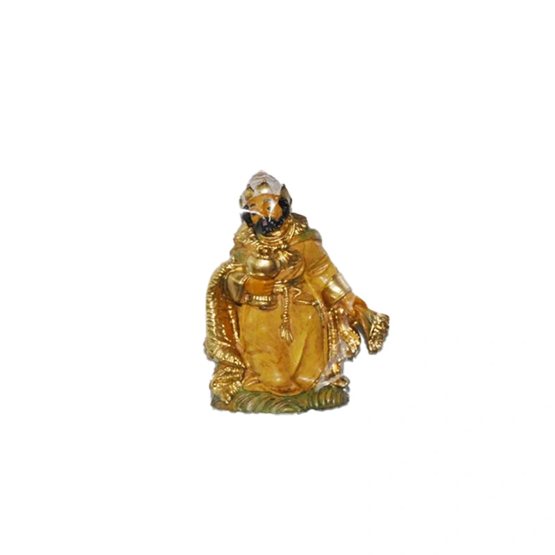Koning met Wierook Goud - 10 cm