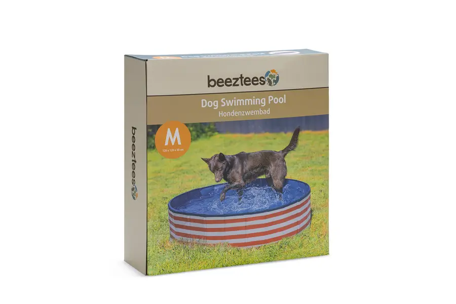 Beeztees Hondenzwembad Rood/Wit - Ø120x30 cm - afbeelding 5