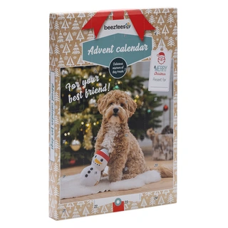 Beeztees Kerst Adventskalender Paw Hondensnack - 24 st. - afbeelding 1
