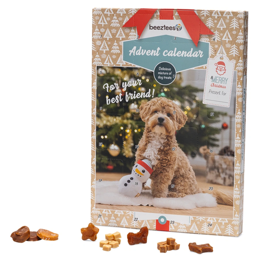 Beeztees Kerst Adventskalender Paw Hondensnack - 24 st. - afbeelding 2