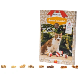 Beeztees Kerst Adventskalender Purr Kattensnack - 24 st. - afbeelding 2