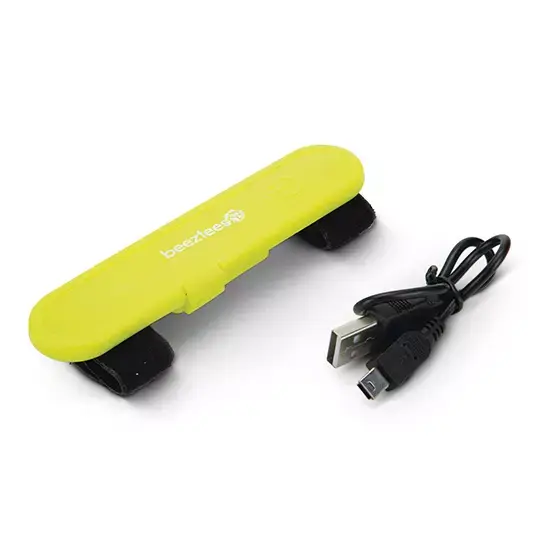 Beeztees Safety Gear Veiligheidslichtstrip USB Geel - 12 cm - afbeelding 2