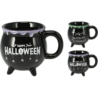 Beker op poten Halloween assorti