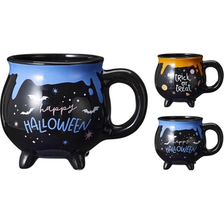 Beker op poten Halloween assorti