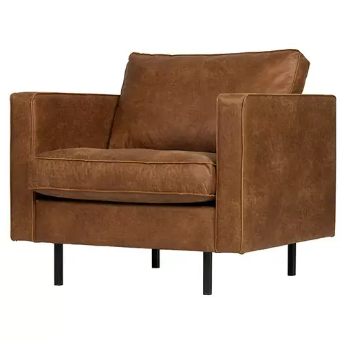 BePureHome Rodeo Classic Fauteuil - Cognac - afbeelding 2