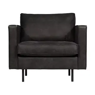 BePureHome Rodeo Classic Fauteuil - Zwart - afbeelding 1