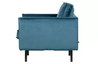BePureHome Rodeo Fauteuil Velvet Blue - afbeelding 3