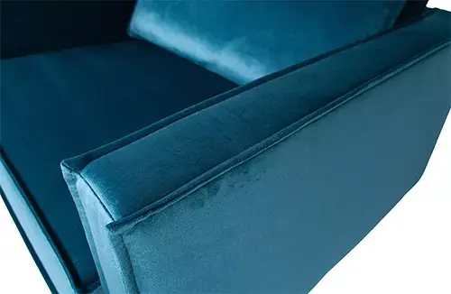 BePureHome Rodeo Fauteuil Velvet Blue - afbeelding 7