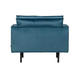 BePureHome Rodeo Fauteuil Velvet Blue - afbeelding 4