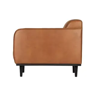 BePureHome Statement Fauteuil Met Arm Eco Leer Cognac - afbeelding 3